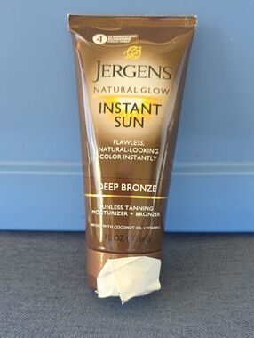 Jergens Natural Glow Instant Sun Deep Bronze Moisturizer 6oz. NWOT